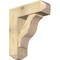 Ekena Millwork Funston Craftsman Rough Sawn Bracket w/ Offset Brace, Douglas Fir, 8"W x 24"D x 28"H BKT0806X24X28FST04RDF - alternate 1